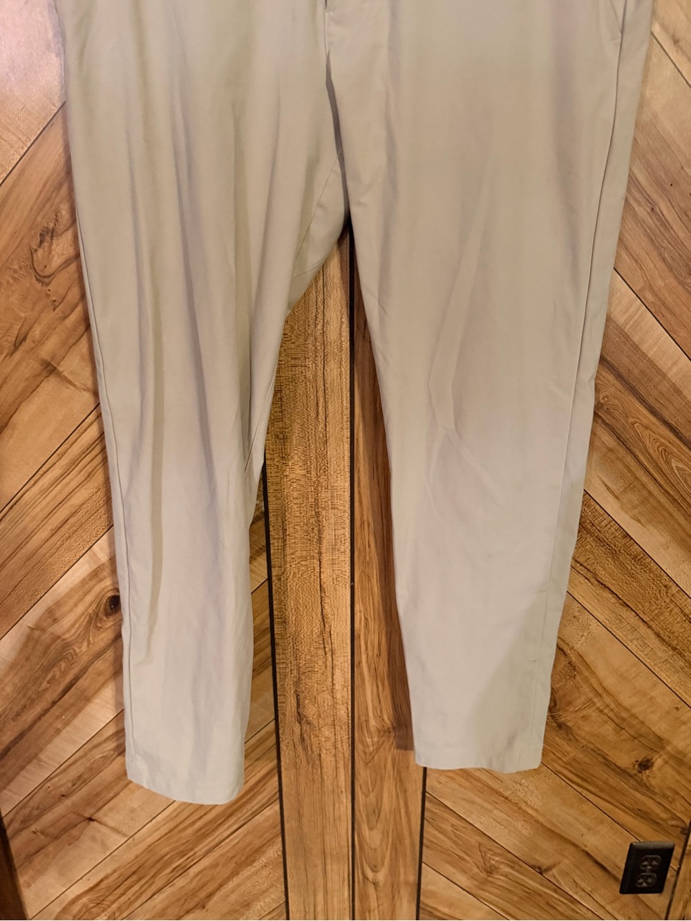 Lululemon ABC Pant Slim Fit 36 Mens Tan Khaki Warpstreme 5 Pocket Trousers - Picture 5 of 13